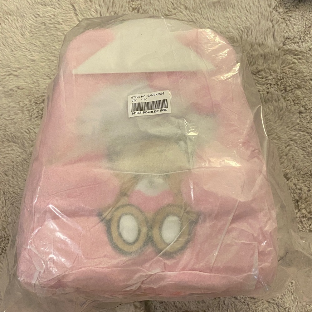 NWT Rare Loungefly Sanrio Hello Kitty Teddy Bear Cosplay Plush Mini Backpack - Picture 3 of 8